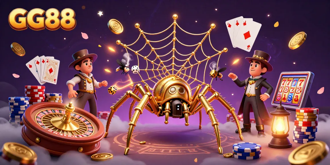 Experience thrilling gameplay at GG88 with captivating steampunk elements into a vibrant casino scene.