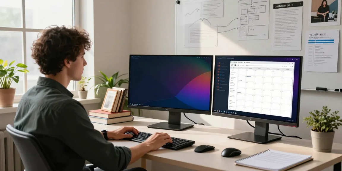 Content strategist optimizing instant indexing strategies in a modern office.